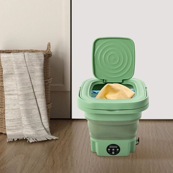 11 L Portable Mini Washer: Ideal for Travel, Baby Clothes, Toys-Includes US Plug - Picture 9 of 13